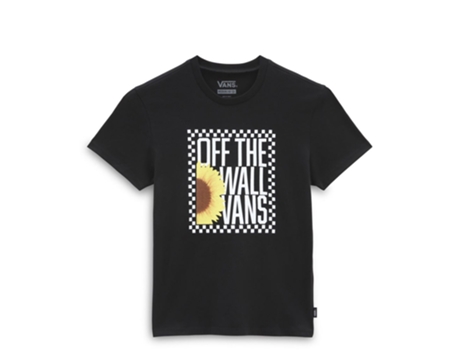 Camiseta de Mujer VANS OFF THE WALL Corta Vans Sunlit Negro (XL)