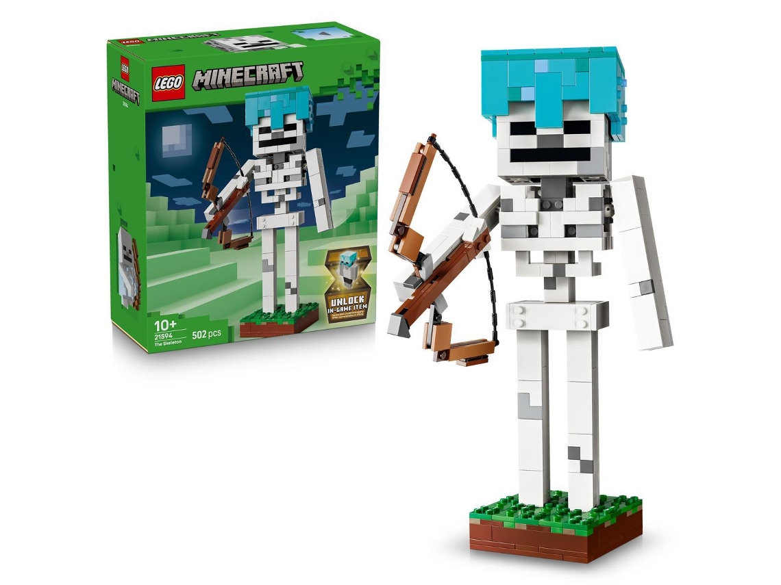 Lego® 21594 Minecraft El Esqueleto De Juguete – Figura Articulada Con Accesorios