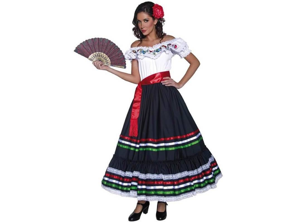 Disfraz de Mujer DISFRAZZES Señorita Mexicana Del Oeste (Talla: L - 44/46)