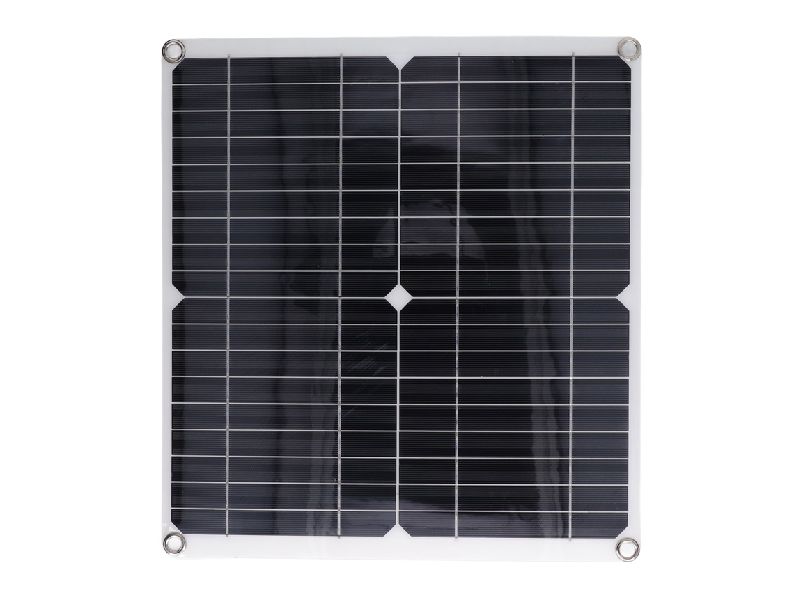 Omni-kit Panel Solar Mono Flexible 25w 15v Con Controlador 100a Para Sistema Off Grid
