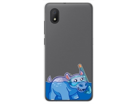 Carcasa Alcatel 1B 2020 TUMUNDOSMARTPHONE Dibujos Transparente Multicolor