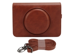 Estuche protector para cámara con correa de hombro ajustable, bolsa de transporte de cuero sintético para C210r Mini Shot2 Retro Facpoet