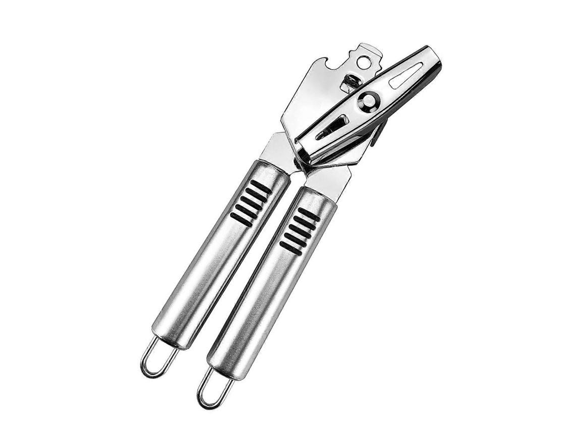 Abrelatas manual de acero inoxidable con mango antideslizante. Nostalgia88
