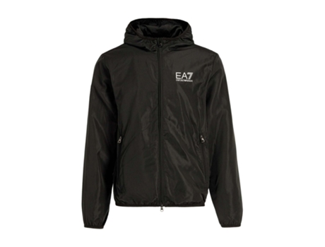 Abrigo EA7 Poliéster Hombre (XL - Negro)