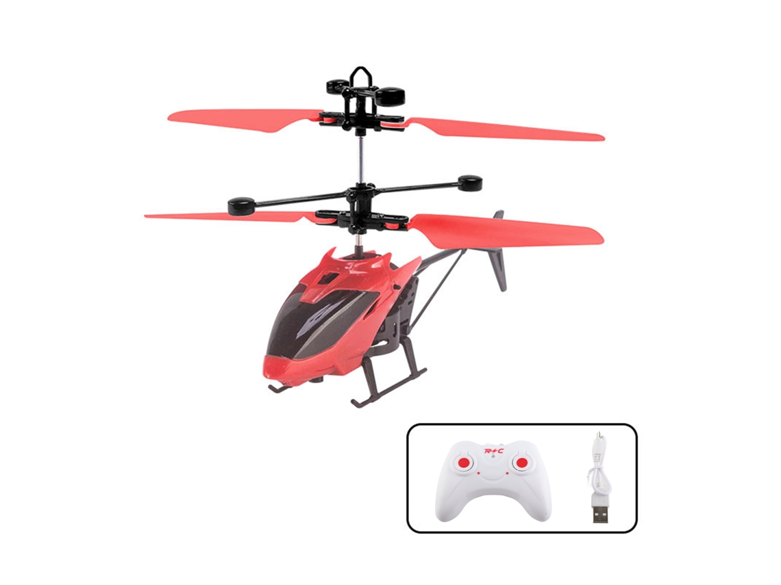 Helicóptero Teledirigido Con Sensor De Gestos Y Suspensión De Luz, Juguete Para Niños.