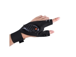 Guantes Led Con Luz En Dedos Cargados Por Usb Para Camping Pesca Reparación Exterior 1 Par Black 01