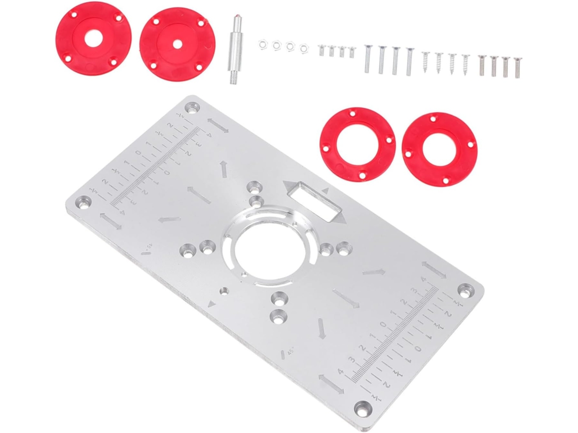 Juego de guías articuladas para fresadora en aleación de aluminio para carpintería SFUSHOS