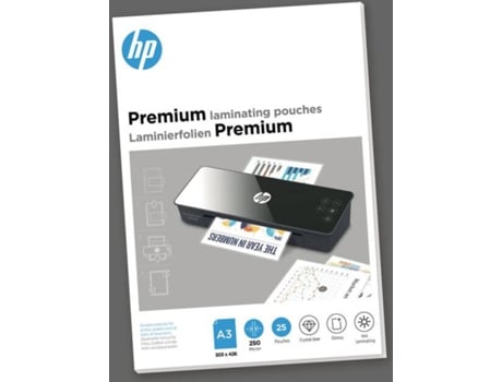 Bolsa de plastificación HP Premium A3 (250 Mícrones)