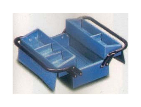 Caja Herramientas Metal Azul 2 Compartimientos HECO