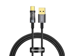 Cable usb-c de carga rápida de datos con apagado automático 100 w BASEUS Explorer Series