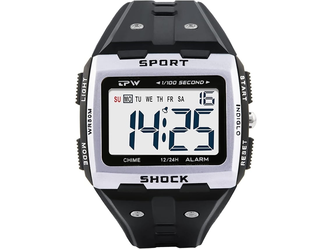 Reloj Digital Masculino Reloj De Pulso Deportivo Impermeable Pratayuysan