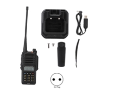 Mali cabo de Carregamento Usb para Rádio Bidirecional Baofeng Uv Xr Plus Bateria de Lítio 7.4v 1800mah