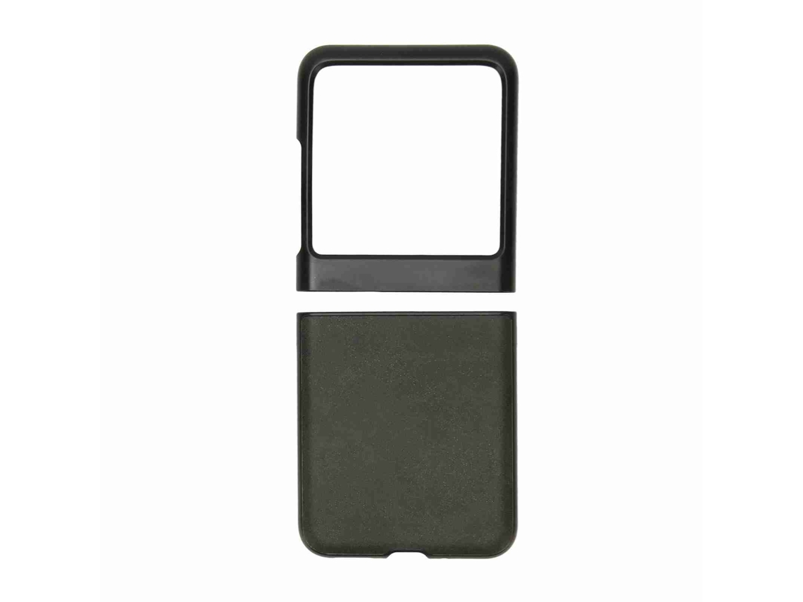 Capa Flip Anti-arranhões Para Motorola Razr 40 Ultra Case Proteção Tela Dobrável Slim Couro Preto