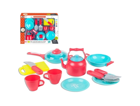 Accesorio de Casas de Juguete BIGBUY KIDS Set Utensilios Cocina