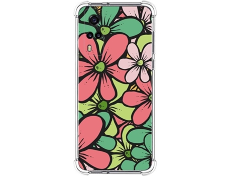 Carcasa Vivo Y52 5G TUMUNDOSMARTPHONE Dibujos Antigolpes Flores 02 Multicolor