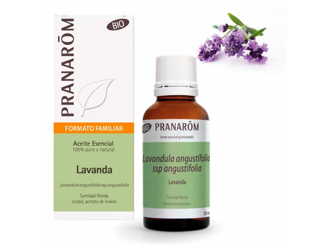 Aceite Essencial PRANAROM Essencial De Lavanda (30 ml de óleo essencial (Lavanda))