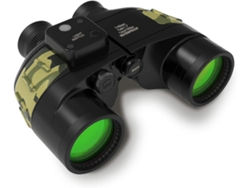 Binoculares marinos profesionales Chennnls 10x50 flotantes, impermeables, con brújula iluminada y telémetro, binoculares militares para navegación deportiva.