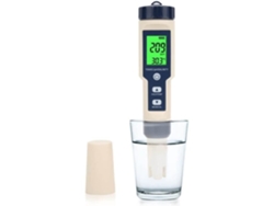 Detector de análisis de agua Medidor de calidad del agua con función 5 en 1 Ph Tds Ec Tester con retroiluminación A56
