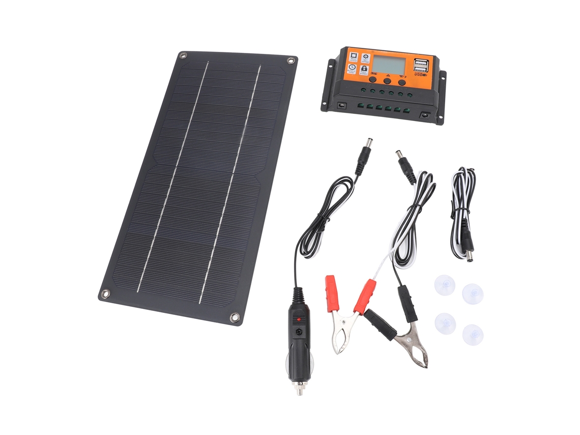 Controlador de panel solar (carga de 12 V, 24 V, 100 A para autocaravanas, coches y barcos)