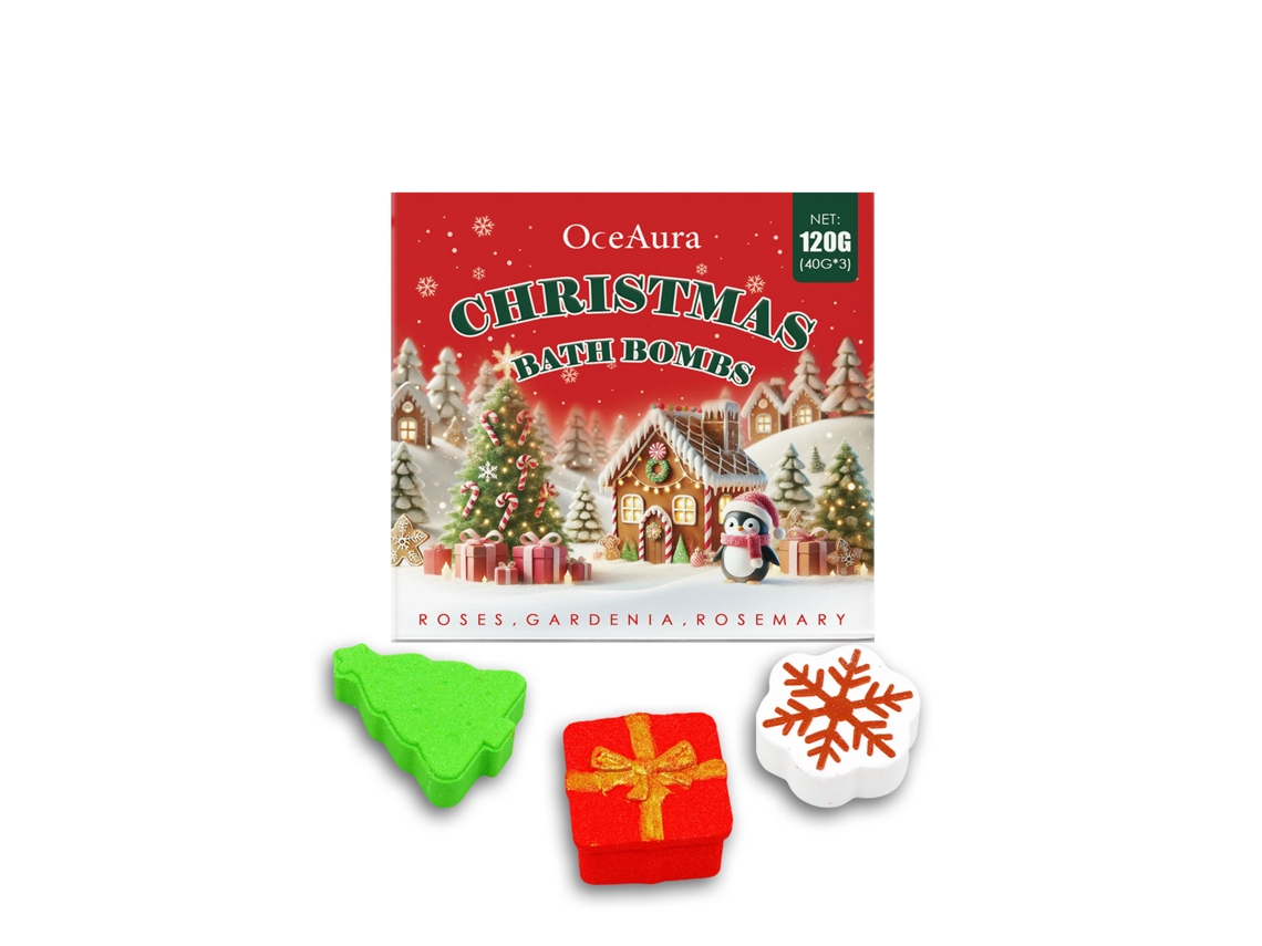 Bombas de baño navideñas: decoración fácil y práctica