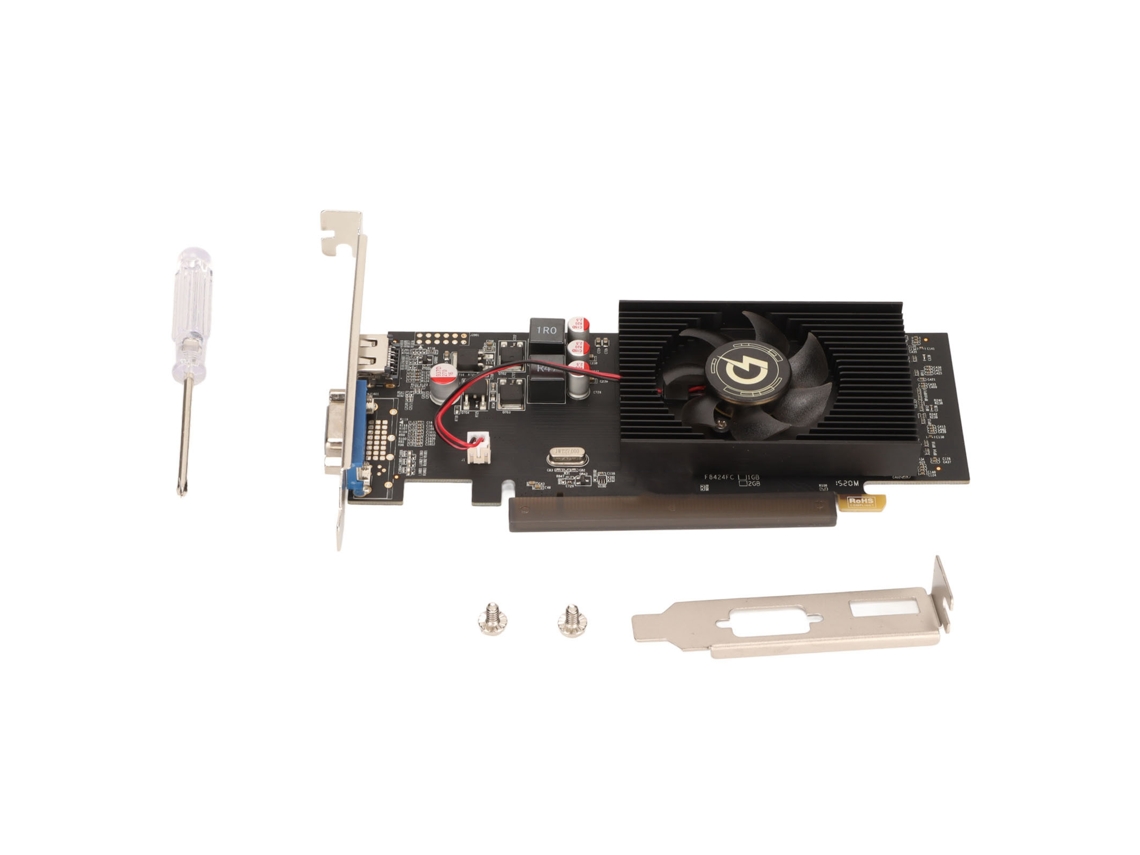 Tarjeta Gráfica 400mhz 1gb 64bit Gddr3 Pcie 2.0 Gpu Para Computadora De Escritorio De Oficina
