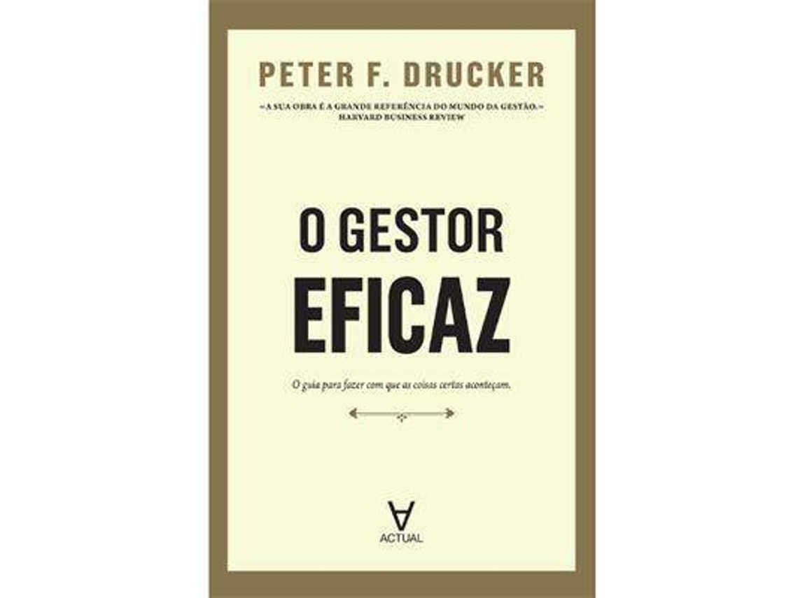 Libro O Gestor Eficaz de Peter F. Drucker
