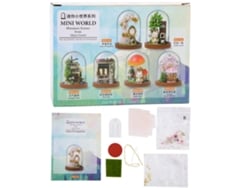 Casa De Muñecas Miniatura De Madera Para Armar, Regalo Decorativo Para Niñas Mini001
