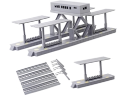 Plataforma De Refugio Para Maquetas De Trenes, Mesa De Arena Para Modelismo, Accesorios De Bricolaje