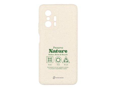 Funda Móvil Oficial Compostable Base para Xiaomi 11T 6.46 Global PHONECASES3D Blanco