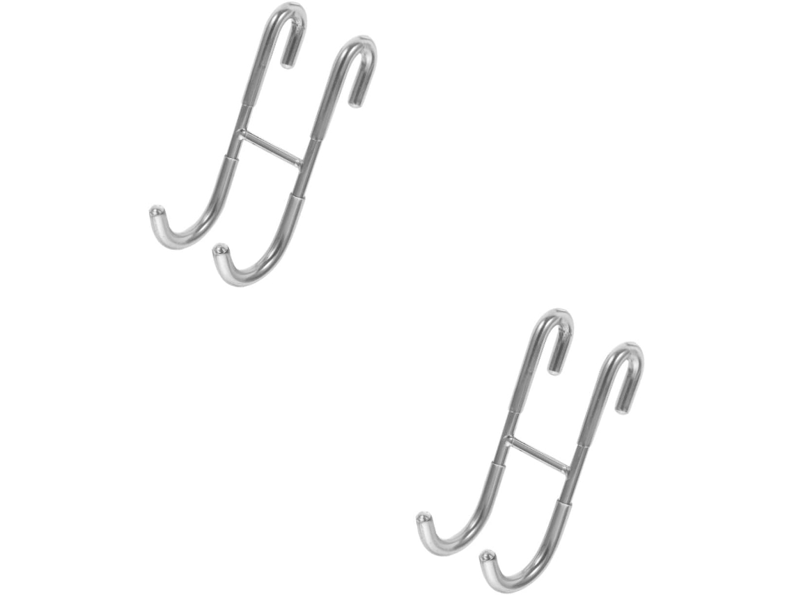 Juego De 2 Soportes Para Colgar Puertas - Requiere Perforación - Soporte