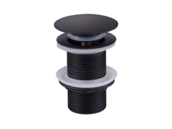 Desagüe emergente universal para fregadero - Negro