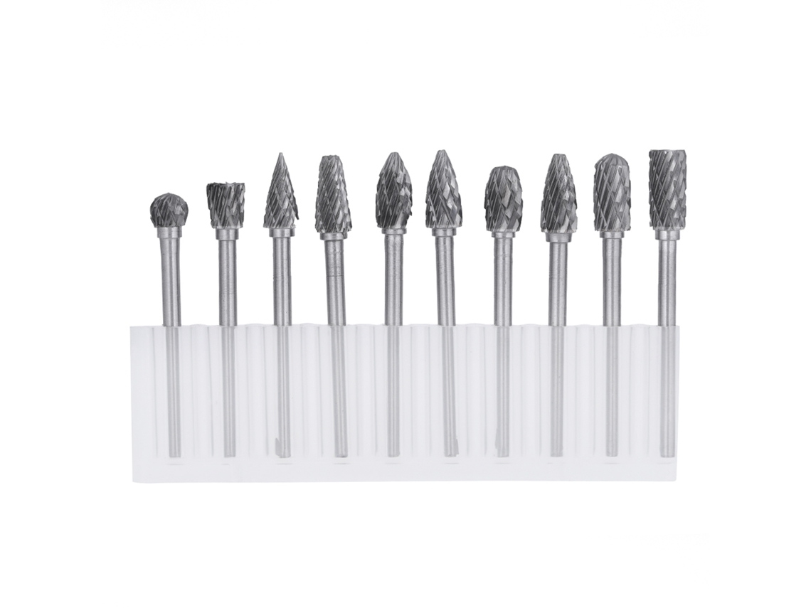 10 Brocas De Carburo De Wolframio Para Herramienta Rotatoria De Perforación