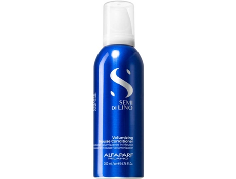 Acondicionador Mousse ALFAPARF MILANO Semi Di Lino Volumizing (200 ml)