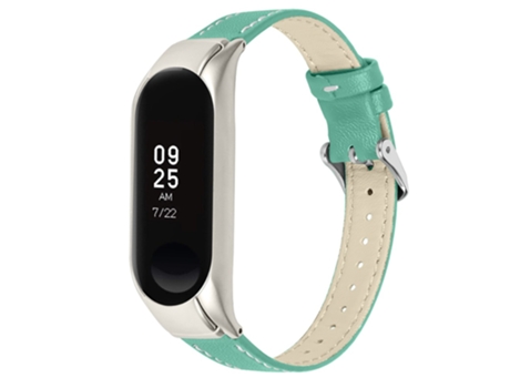 Correa de piel auténtica ajustable para Xiaomi Mi Band 7 - pista