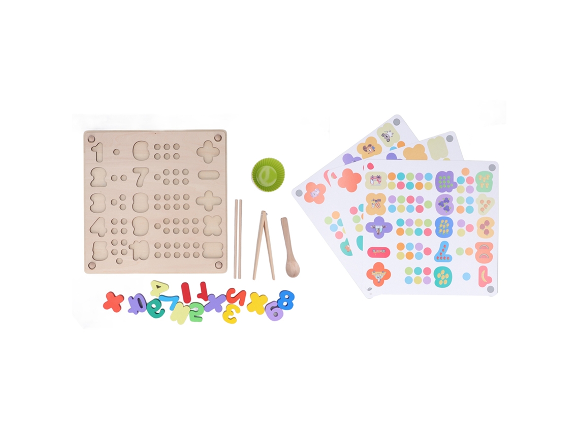 2026-juego De Perforación De Madera Con Perlas Juguetes Montessori Para Desarrollo De Habilidades Matemáticas Educativos Tempranos