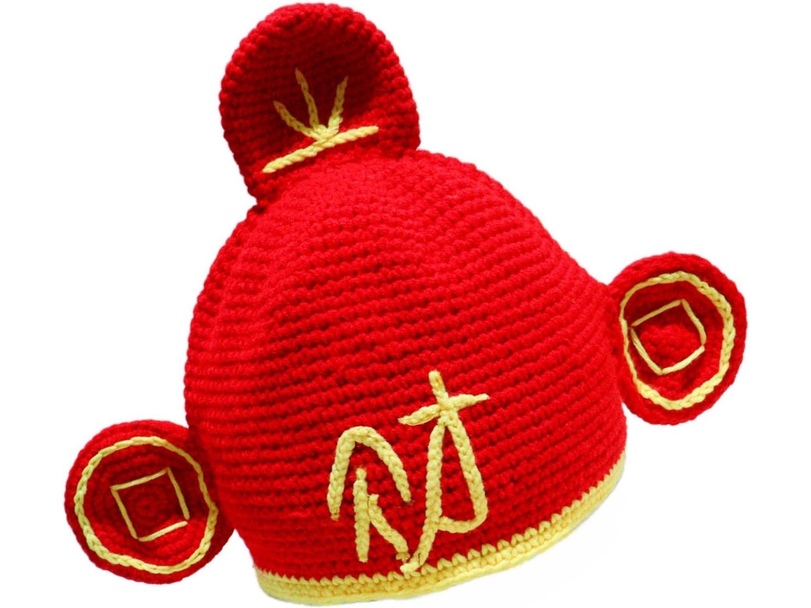 Gorro De La Fortuna Para Festivales, Cómodo, Tejido De Punto Sin Ala, Tradicional Para Reuniones Y