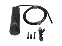 Boroscopio Wifi de 5,5 mm, IP67, resistente al agua, HD 1080P, para Android e iOS, cableado para inspección de maquinaria industrial, 1 m/39,37 pulgadas