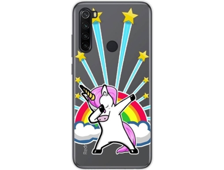 Carcasa Xiaomi Redmi Note 8T TUMUNDOSMARTPHONE Dibujos Transparente Multicolor
