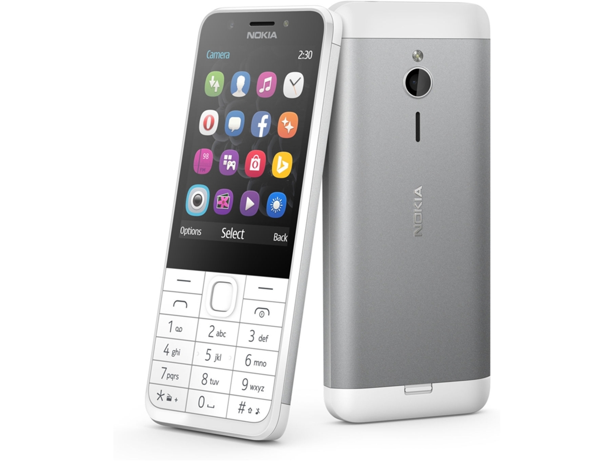 Teléfono móvil NOKIA 230 (2.9'' - 2G - Plateado)