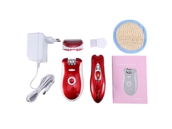 Máquina De Depilación Eléctrica Recargable 3 En 1 Kemei Para Mujeres: Depiladora, Afeitadora Y Herramienta De Belleza