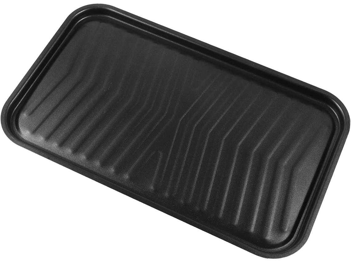 Sartén antiadherente para asar y cocinar, utensilio práctico para barbacoas, construcción duradera Gokoco
