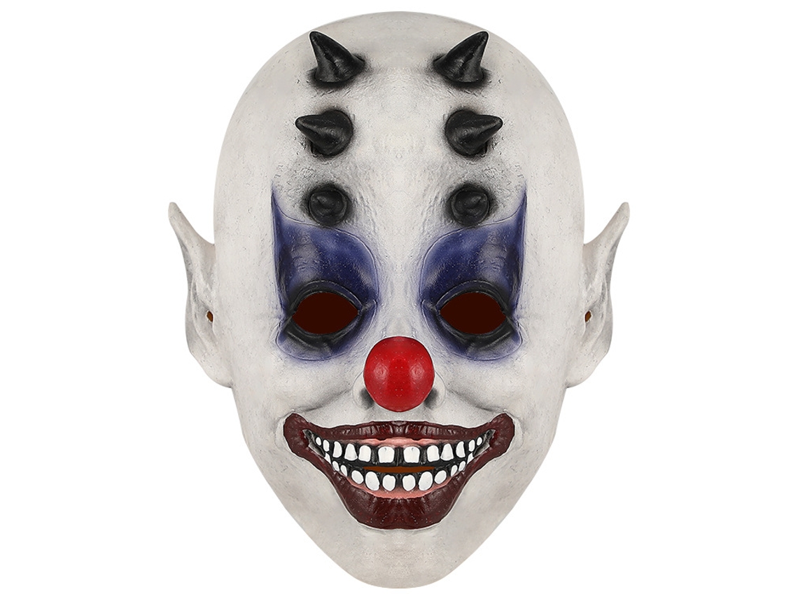 Máscara de látex de payaso divertida para adultos, fiesta de Halloween, RPG A-05 Siurn