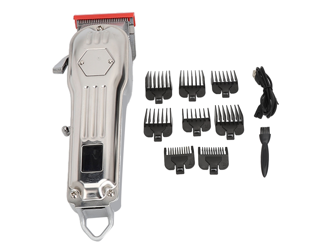Afeitadora Eléctrica De Pelo Con Pantalla Led Recargable Kit Profesional De Corte De Pelo Para Grooming En Casa