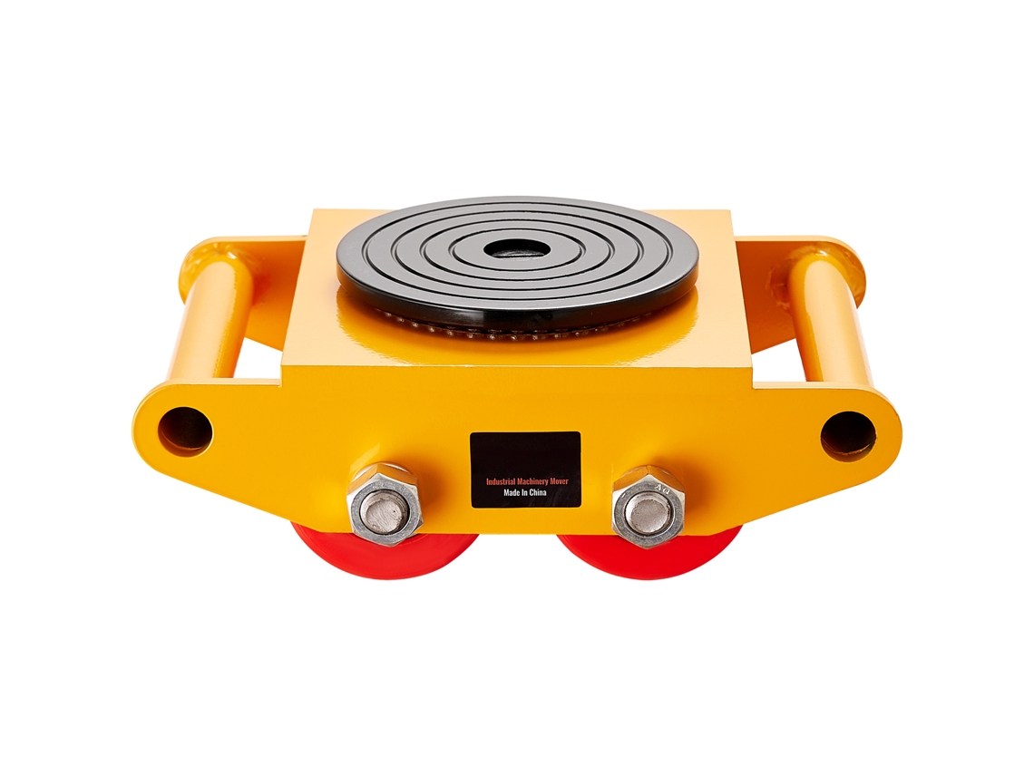 Maquinaria Patín Dolly Mover Succebuy 13200 Lbs/6t Acero Al Carbono 4 Ruedas Pu