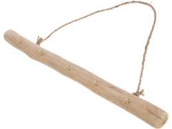 Unidad Almacenamiento Pared Cuerda Madera Fácil Instalación Organizador Joyas Simple Creativo Decoración Hogar