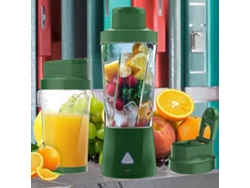 Liquidificador, Juicer Portátil, 700ml, Com Tampa, Para Shakes E Smoothies (verde Militar) Spqment