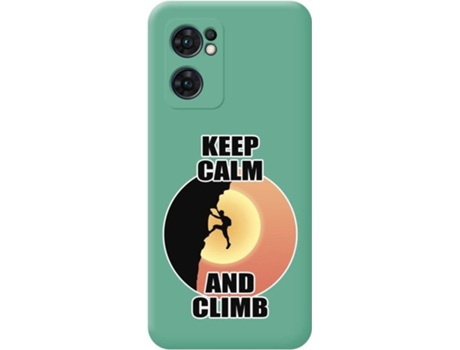 Carcasa para Oppo Find X5 Lite 5G TUMUNDOSMARTPHONE Silicona Líquida Dibujos Verde