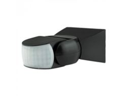 Detector de Movimiento Pir de Superficie 300W Cp-5C Negro Regulable Ecolight