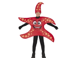 Disfraz de Estrella de Mar roja para niños