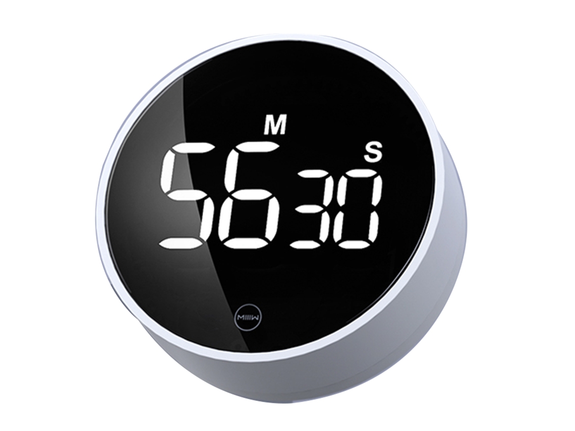 Temporizador De Cocina Digital Miiiw S02 Con Pantalla Led Magnética, Función De Cuenta Atrás Y Cuenta Adelante Para Cocinar, Clases Y Ejercicio.